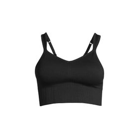 Casall Siyah 23180-901 Seamless Rib Padded Sport Sporcu Sütyeni