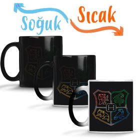 Casas Hogwarts Sihirli Porselen Kupa