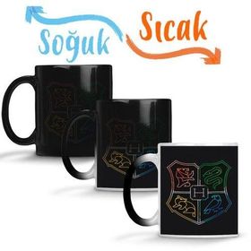 Casas Hogwarts Sihirli Porselen Kupa