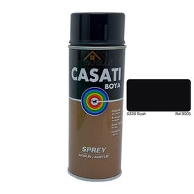 Casatı 326 Parlak Siyah 400 ml Sprey Boya