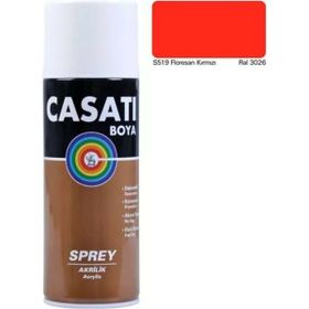 Casatı 519 Floresan Kırmızı 400 ml Sprey Boya