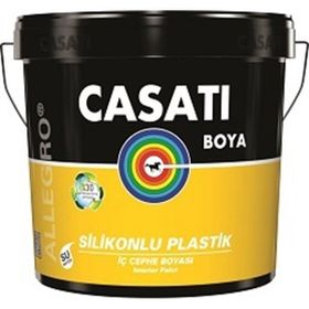 Casati Allegro C001 Beyaz 3.5 kg Silikonlu Plastik İç Cephe Boyası
