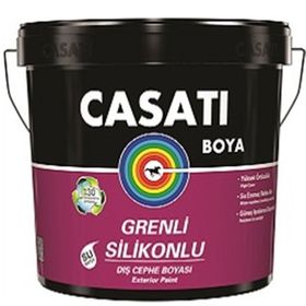Casati C001 Beyaz 25 kg Grenli Silikonlu Dış Cephe Boyası