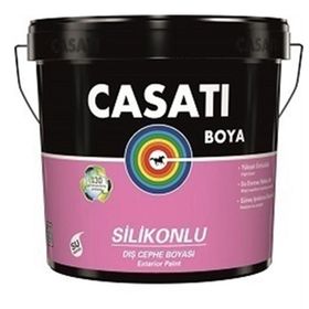 Casati C001 Beyaz 2,5 lt Silikonlu Dış Cephe Boyası