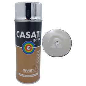 Casati Gümüş Kromaj Efekt 400 ml Akrilik Sprey Boya