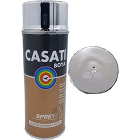 Casati Gümüş Kromaj Efekt 400 ml Akrilik Sprey Boya
