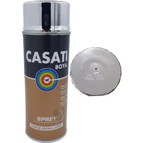 Casati Gümüş Kromaj Efekt 400 ml Akrilik Sprey Boya