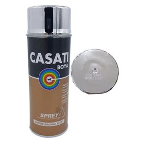 Casati Gümüş Kromaj Efekt 400 ml Akrilik Sprey Boya