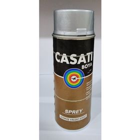 Casati Metalik Gümüş Yaldız Efekt 400 ml Akrilik Sprey Boya