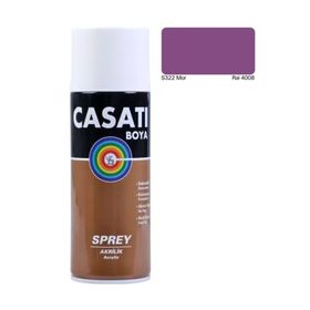 Casati S322 400 ml Mor Sprey Boya