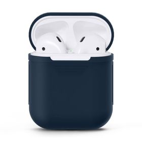 Case 4U Apple Airpods Lacivert Silikon Kılıf