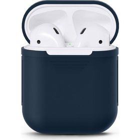 Case 4U Apple Airpods Lacivert Silikon Kılıf
