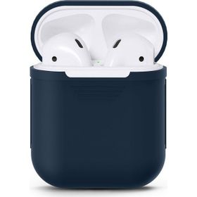 Case 4U Apple Airpods Lacivert Silikon Kılıf