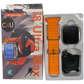 Case 4U C4U I8 Ultra Max Watch Turuncu Akıllı Saat