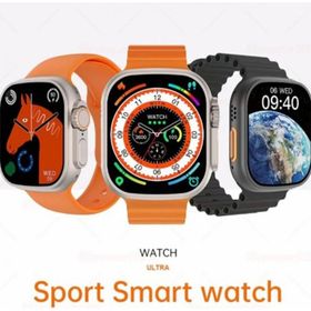 Case 4U C4U I8 Ultra Max Watch Turuncu Akıllı Saat