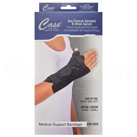 Case HB5304 XXLarge Sol Başparmak Destekli El Bilek Splinti