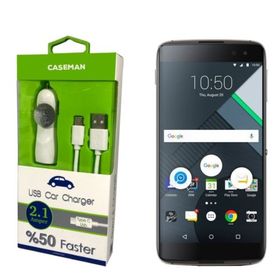 Case Man Blackberry DTEK 60 Data Kablosu+Araç Şarj Cihazı Adaptör