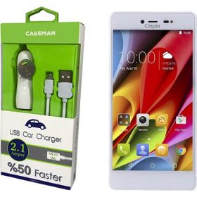 Case Man Casper Via M1 Data Kablosu+Araç Şarj Cihazı Adaptör