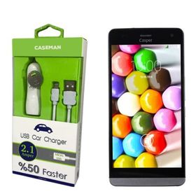 Case Man Casper Via V5 Data Kablosu+Araç Şarj Cihazı Adaptör