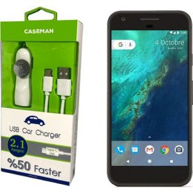 Case Man Google Pixel Araç Şarj Cihazı Adaptör