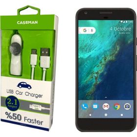 Case Man Google Pixel Araç Şarj Cihazı Adaptör