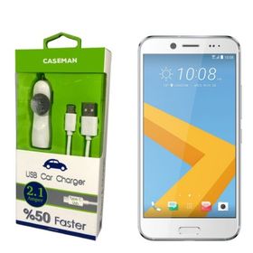Case Man HTC 10 Evo Data Kablosu+Araç Şarj Cihazı Adaptör