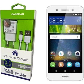 Case Man Huawei GR3 Data Kablosu+Şarj Cihazı Ev Tipi Adaptör