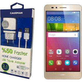 Case Man Huawei GR5 Data Kablosu+Şarj Cihazı Seyahat Tipi Adaptör