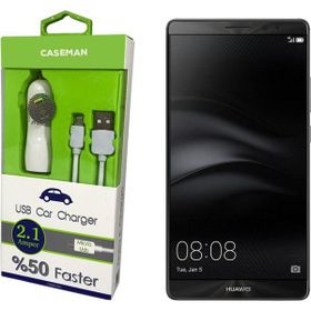 Case Man Huawei Mate 8 Data Kablosu+Araç Şarj Cihazı Adaptör