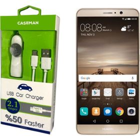 Case Man Huawei Mate 9 Data Kablosu+Araç Şarj Cihazı Adaptör