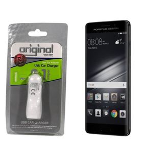 Case Man Huawei Mate 9 Porsche Design Araç Şarj Cihazı Adaptör