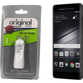 Case Man Huawei Mate 9 Porsche Design Araç Şarj Cihazı Adaptör