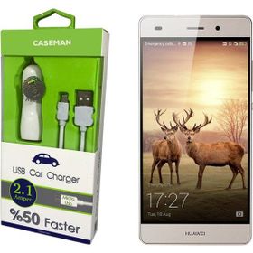 Case Man Huawei P8 Lite Araç Şarj Cihazı Adaptör + Data Kablosu