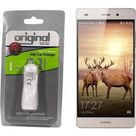 Case Man Huawei P8 Lite Araç Şarj Cihazı Adaptör + Data Kablosu