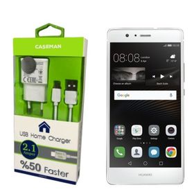 Case Man Huawei P9 Data Kablosu+Şarj Cihazı Ev Tipi Adaptör