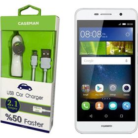 Case Man Huawei Y6 Pro Data Kablosu+Araç Şarj Cihazı Adaptör