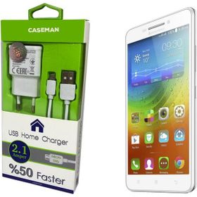 Case Man Lenovo A5000 Data Kablosu+Şarj Cihazı Ev Tipi Adaptör