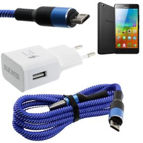 Case Man Lenovo A6000 Data Kablosu+Şarj Cihazı Seyahat Tipi Adaptör