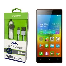 Case Man Lenovo Vibe X2 Data Kablosu+Araç Şarj Cihazı Adaptör