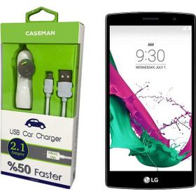 Case Man LG G4 Data Kablosu+Araç Şarj Cihazı Adaptör