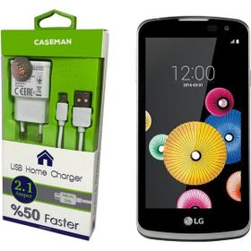 Case Man LG K4 Araç Şarj Cihazı Adaptörü + Data Kablosu