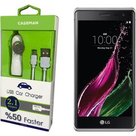 Case Man LG Zero Araç Şarj Cihazı Adaptörü + Data Kablosu