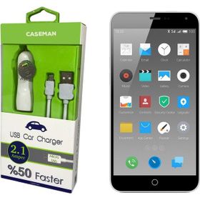 Case Man Meizu M1 Note Data Kablosu+Araç Şarj Cihazı Adaptör