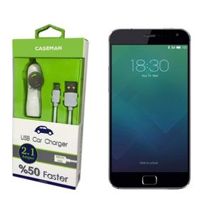 Case Man Meizu MX5 Pro Data Kablosu+Araç Şarj Cihazı Adaptör