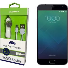Case Man Meizu MX5 Pro Data Kablosu+Araç Şarj Cihazı Adaptör