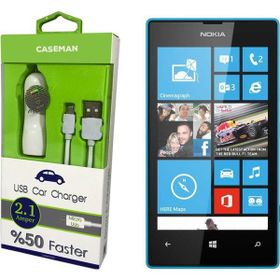 Case Man Nokia Lumia 532 Data Kablosu+Araç Şarj Cihazı Adaptör