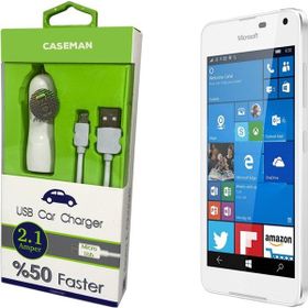 Case Man Nokia Lumia 650 Data Kablosu+Araç Şarj Cihazı Adaptör