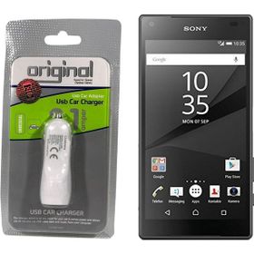 Case Man Sony Xperia Z5 Compact Araç Şarj Cihazı Adaptör