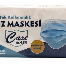 Case Meltblown Filtreli 3 Katlı Mavi 50 Adet Cerrahi Maske