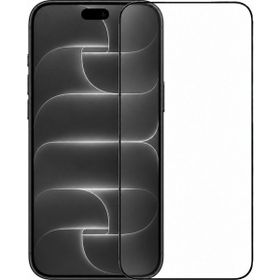 Caseart Apple iPhone 18 Pro ile Uyumlu Tam Kaplayan Temperli Ekran Koruyucu Cam